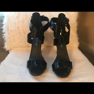Aldo Patent Leather Strappy High Heel
